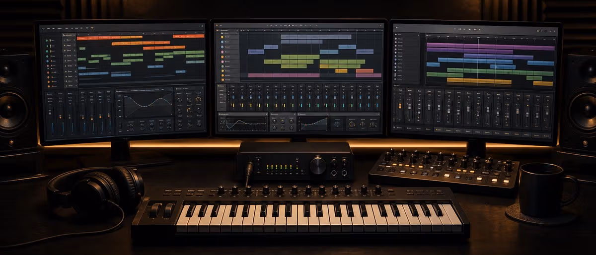 FL Studio vs Ableton vs Logic Pro 2026：哪個 DAW 最好？